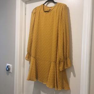 Gianni Bini Mustard Yellow Dress
